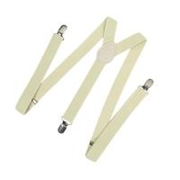 Fashion Clip on Suspenders Elastic Y-Shape Back Formal Unisex Adjustable Braces