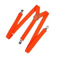 Fashion Clip on Suspenders Elastic Y-Shape Back Formal Unisex Adjustable Braces