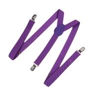 Fashion Clip on Suspenders Elastic Y-Shape Back Formal Unisex Adjustable Braces
