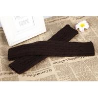 Fashion Winter Men Women Gloves Mitten Warm Knitted Fingerless Arm Long Unisex