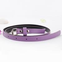 Fashion Women Lady Waist Belt PU Faux Leather Candy Color Skinny belt