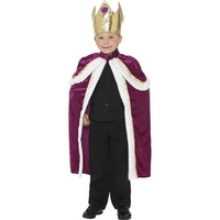 fancy dress child kiddy king costume