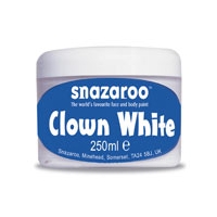 Fancy Dress - Snazaroo Clowning White Makeup (250ml)