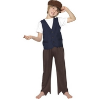 fancy dress child victorian poor peasant boy costume