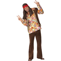 fancy dress psychedelic 60s hippie costume