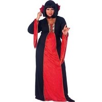 Fancy Dress - Velvet Gothic Vampire Costume (Plus Size)
