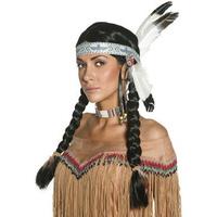 Fancy Dress - Unisex Indian Wig