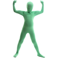 fancy dress child green morphsuit