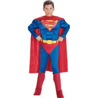 fancy dress child muscle chest superman super hero
