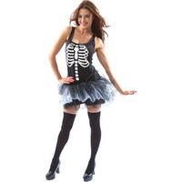 fancy dress skeleton tutu dress