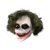 Fancy Dress - The Joker Vinyl Mask with Hair