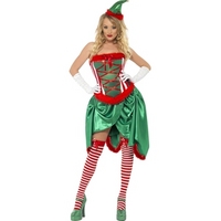Fancy Dress - Fever Elf Burlesque Costume