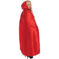 fancy dress red cape