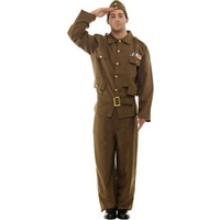 fancy dress home guard army costume