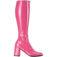 Fancy Dress - Women\'s Go Go Boots - Bright Pink