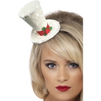 fancy dress mini top hat christmas