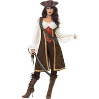 fancy dress high seas pirate wench costume