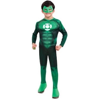 Fancy Dress - Child Deluxe Light-up Green Lantern Super Hero Costume