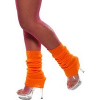 Fancy Dress - Orange Leg Warmers