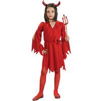 fancy dress child devil girl halloween costume