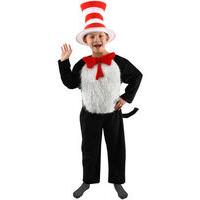 fancy dress deluxe child cat in the hat costume