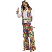 fancy dress hippie man costume