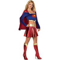 fancy dress supergirl sexy super hero costume
