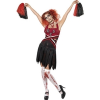fancy dress zombie cheerleader costume