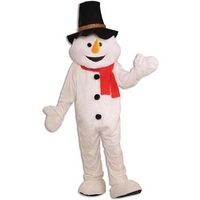 fancy dress snowman mascot