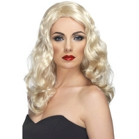 fancy dress glamour wig blonde