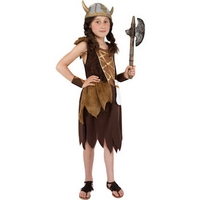 fancy dress child viking girl costume