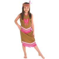 fancy dress child indian squaw costume