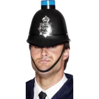 fancy dress flashing policeman helmet