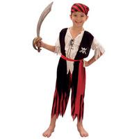 fancy dress child pirate boy jim costume