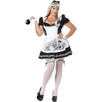 Fancy Dress - Dark Alice Halloween Costume (Plus Size)