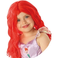 fancy dress child disney ariel wig