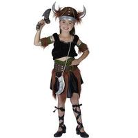 fancy dress child classic viking girl costume