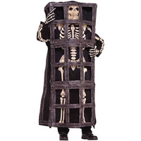 Fancy Dress - Skeleton in a Cage Costume
