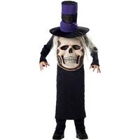 fancy dress child skull mad hatter costume
