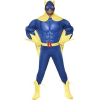 fancy dress deluxe bananaman costume