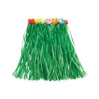 fancy dress hawaiian skirt green