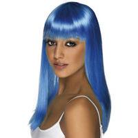 Fancy Dress - Glamourama Wig NEON BLUE