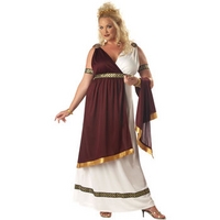 Fancy Dress - Roman Empress Costume (Plus Size)