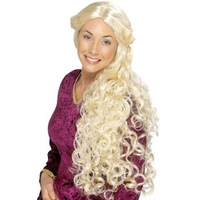 fancy dress guinevere wig blonde