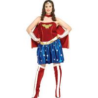 Fancy Dress - Wonder Woman Sexy Super Hero Costume (Plus Size)