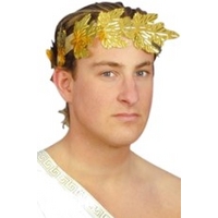 Fancy Dress - Grecian Gold Laurel Headpiece