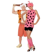 Fancy Dress - Bam-Bam Rubble & Pebbles Flintstone Combination