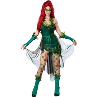 Fancy Dress - Ladies Poison Ivy Lethal Beauty Fancy Dress Outfit