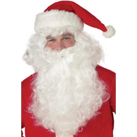 Fancy Dress - Realistic Santa Wig & Beard Set