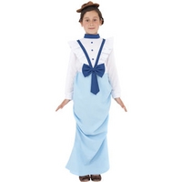 fancy dress child posh victorian girl costume